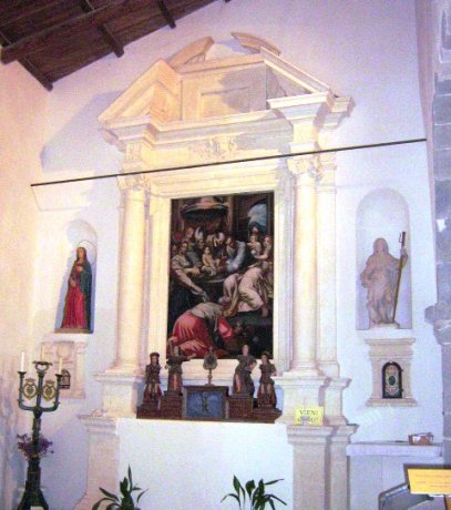Altare a sinistra dell'altare maggiore